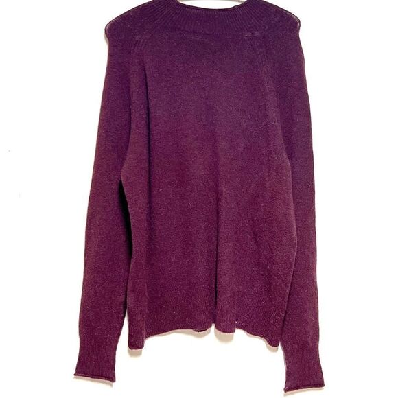 NWT J. Crew Alpaca Blend Plum Roll Neck Super Soft Sweater Womens Sz M - Picture 2 of 6